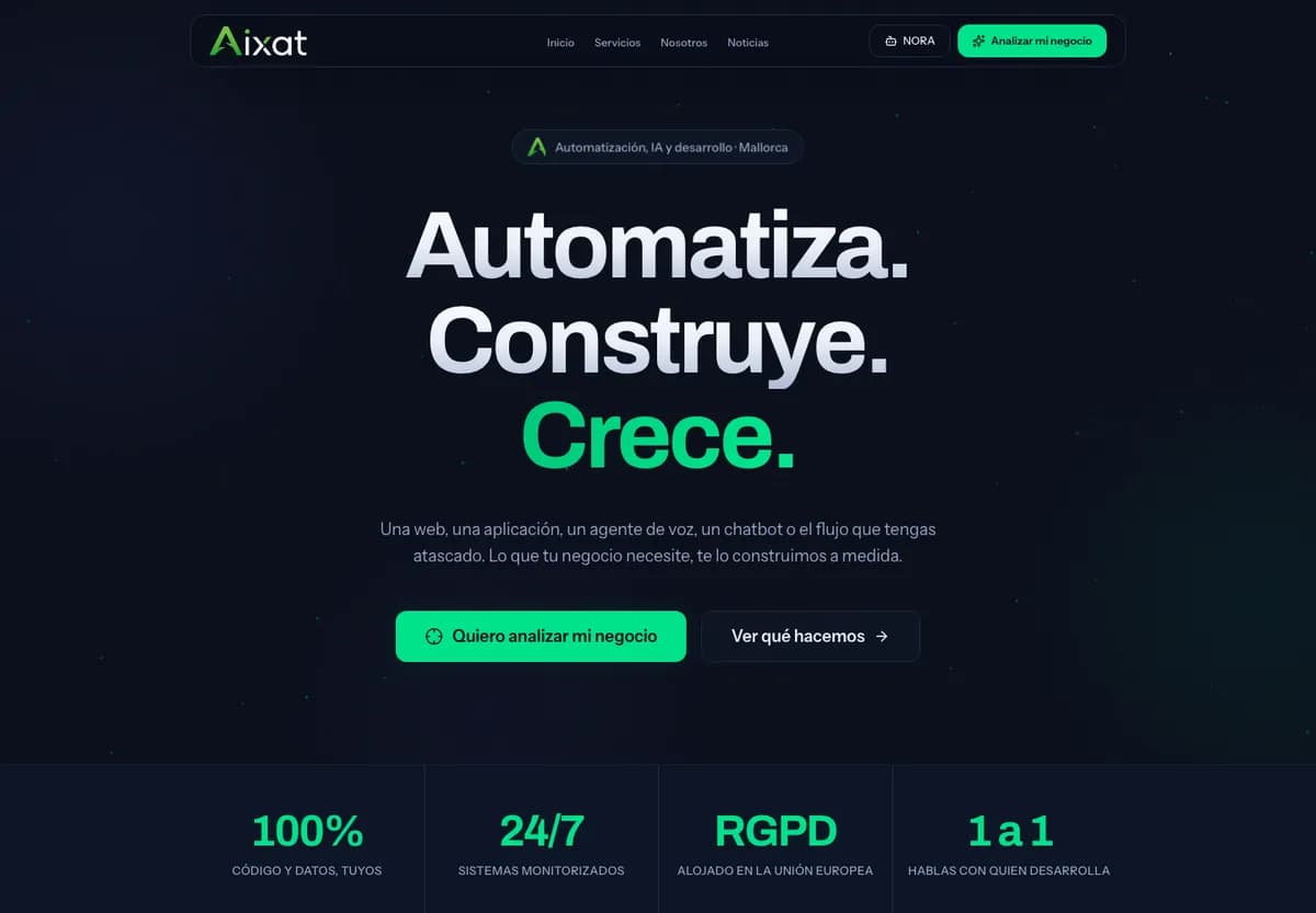 Aixat · IA · Diseño y desarrollo web