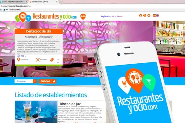 Restaurantes y Ocio · Aplicación